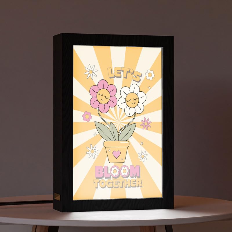Natrual Wood 2 In 1 Photo Lighting Frame