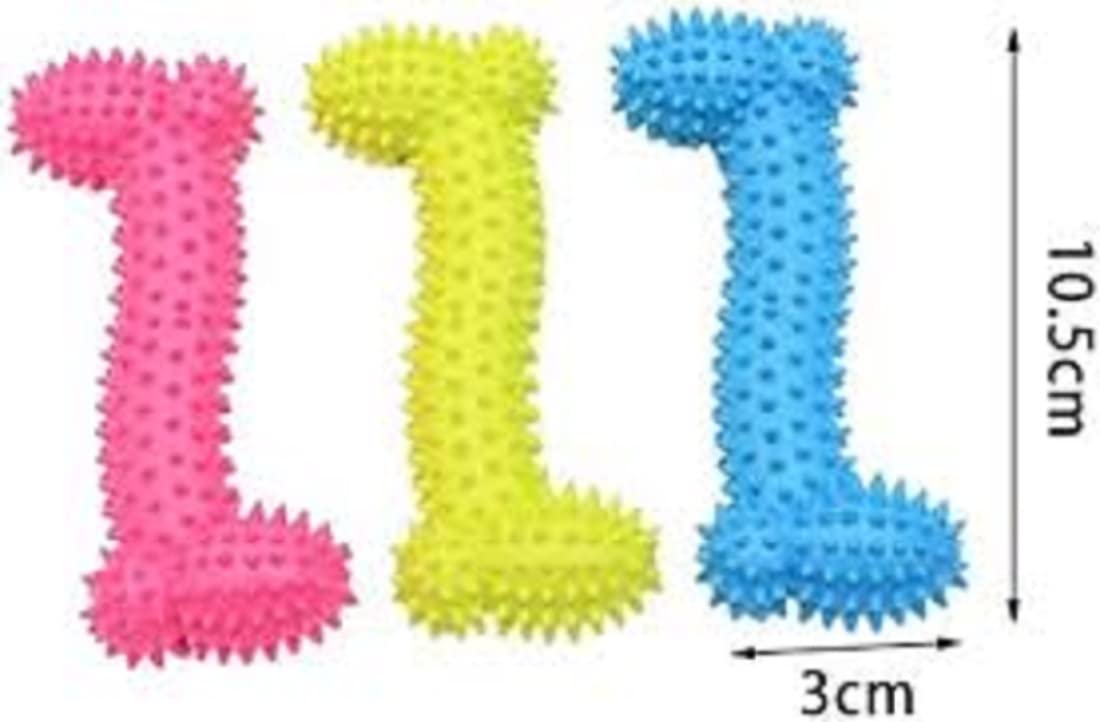 Bite Bone Shape Molar Thorn Chew Toy for Dog, 11cm