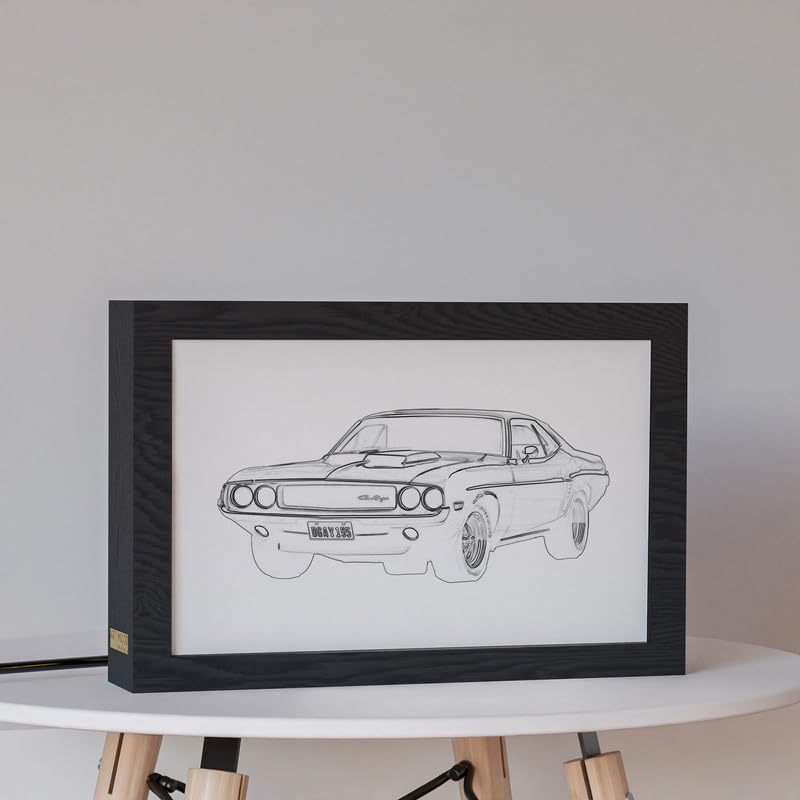 Natrual Wood 2 In 1 Photo Lighting Frame