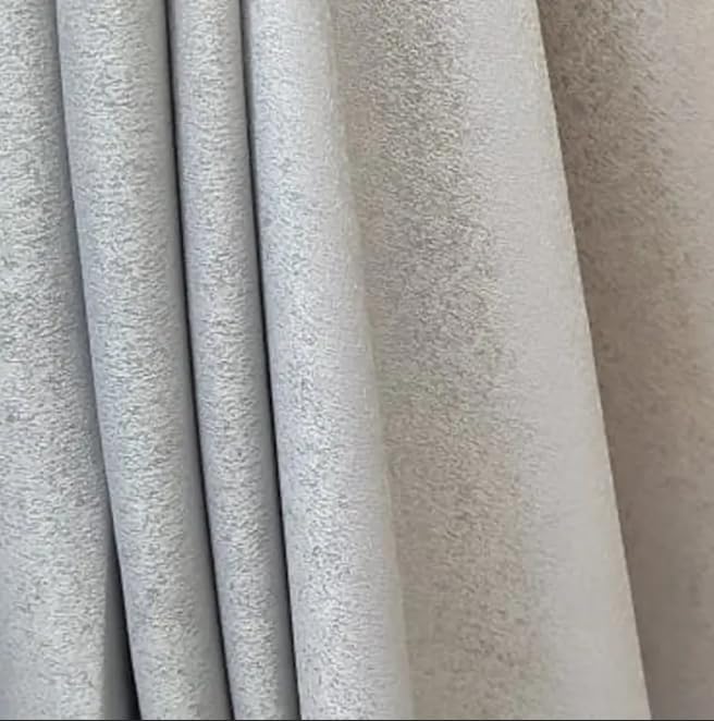 Faux Linen Textured Curtains Durable Fabric-Light Filtering Drapes for Living Rooms Reception and Bedroom - Steel Grommets - 2 Pieces