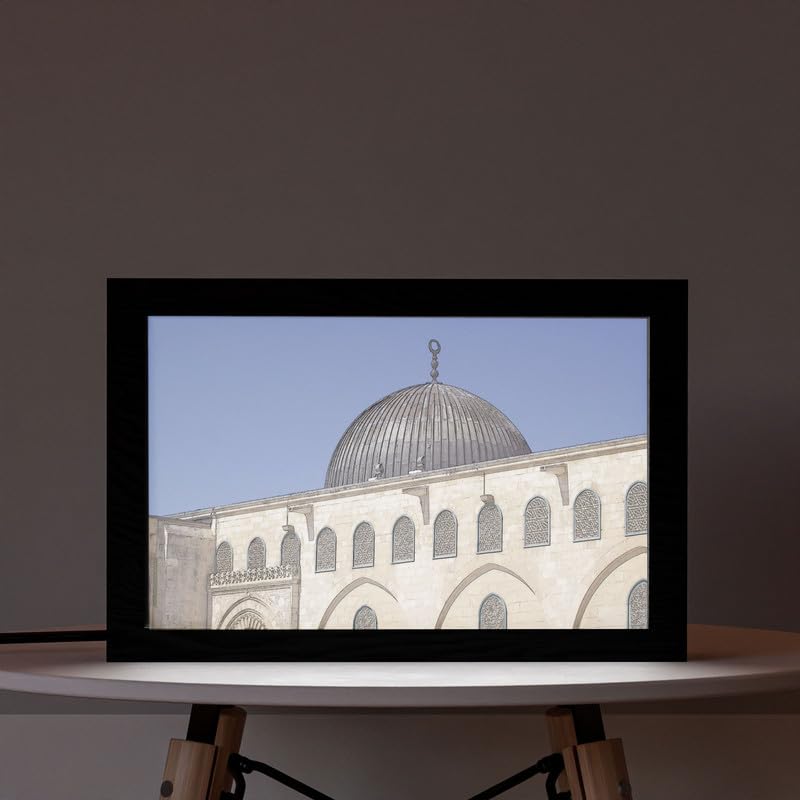 Natrual Wood 2 In 1 Photo Lighting Frame