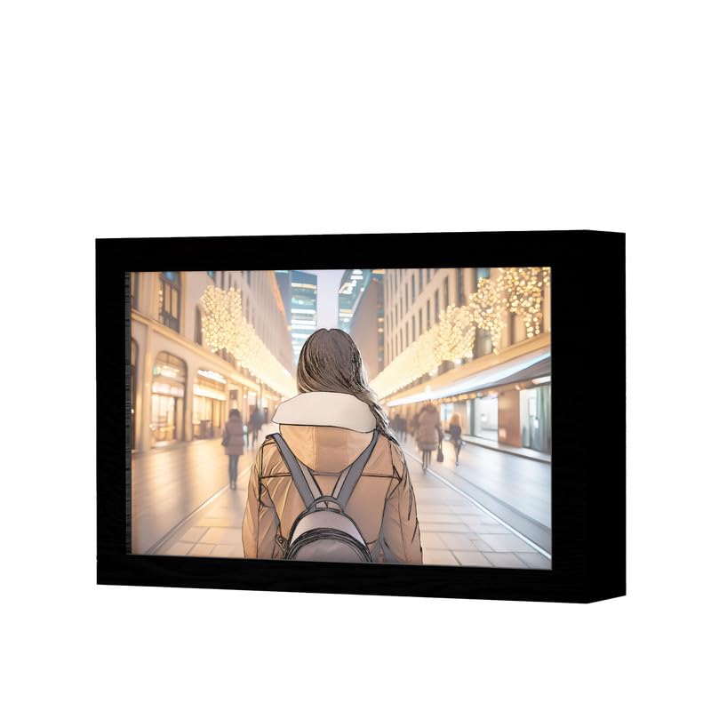 Natrual Wood 2 In 1 Photo Lighting Frame