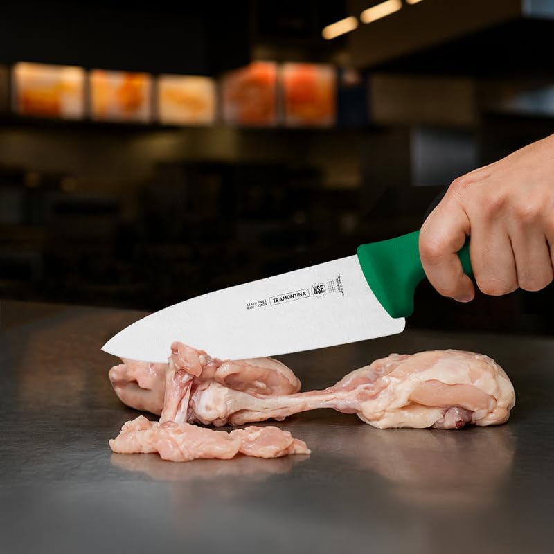 Professional Meat Knife, Stainless Steel Blade, Polypropylene Handle, Durable and Precision Cutting Tool