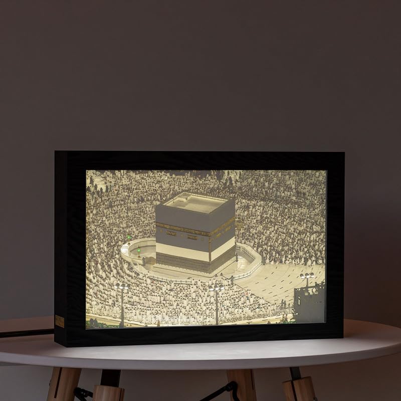 Natrual Wood 2 In 1 Photo Lighting Frame