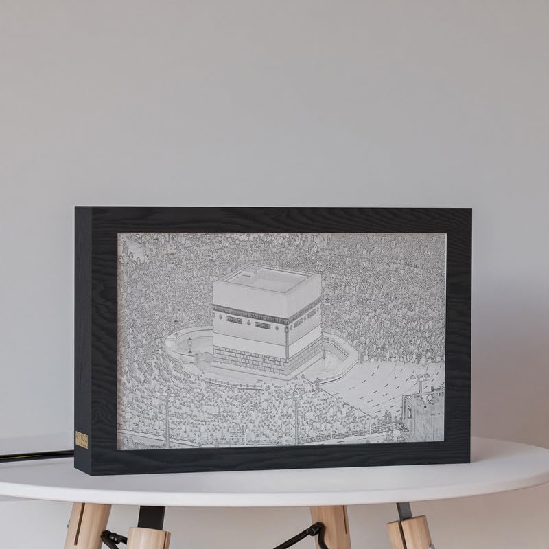 Natrual Wood 2 In 1 Photo Lighting Frame