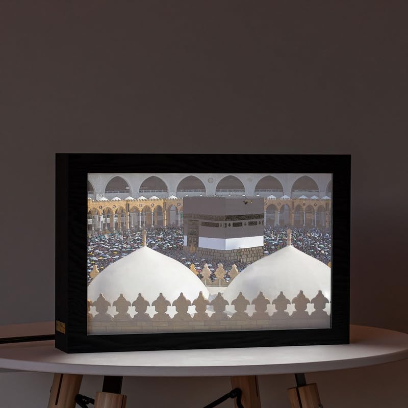 Natrual Wood 2 In 1 Photo Lighting Frame