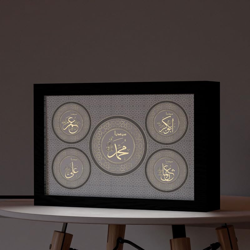 Natrual Wood 2 In 1 Photo Lighting Frame