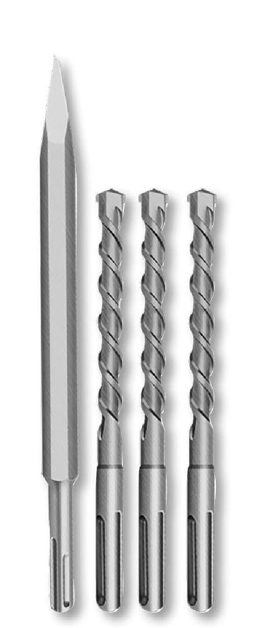 Ingco 20V Lithium-Ion Rotary Hammer Drill CRHLI202287 With Auxiliary Handle, 4Ah Battery & Drill Bits