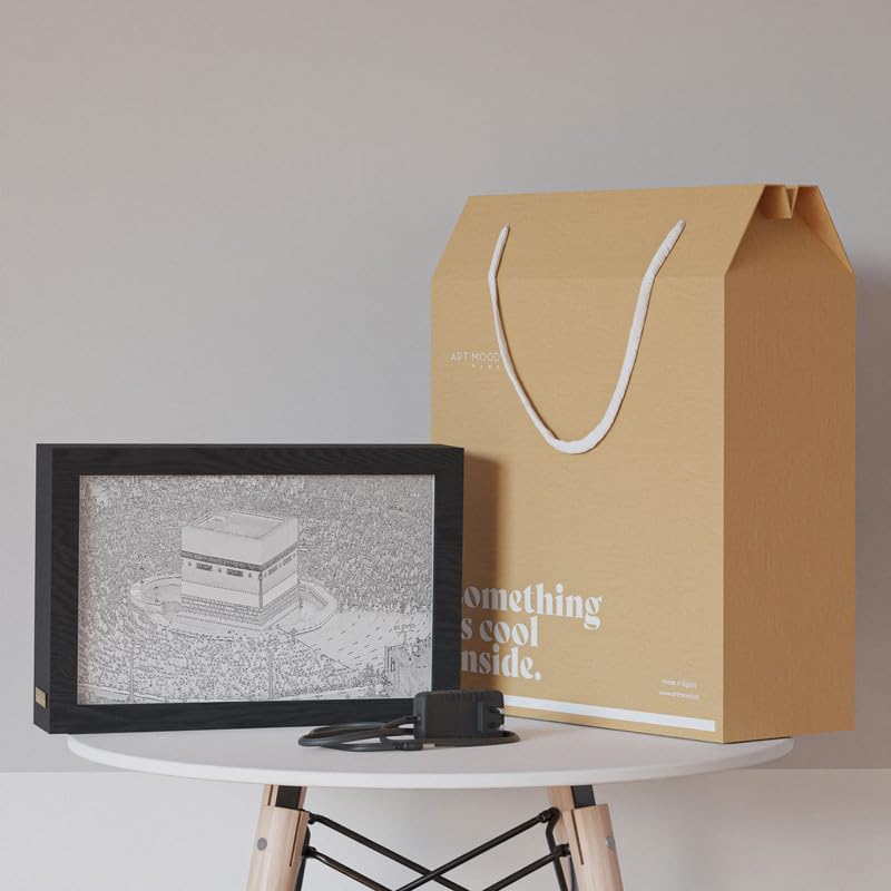 Natrual Wood 2 In 1 Photo Lighting Frame