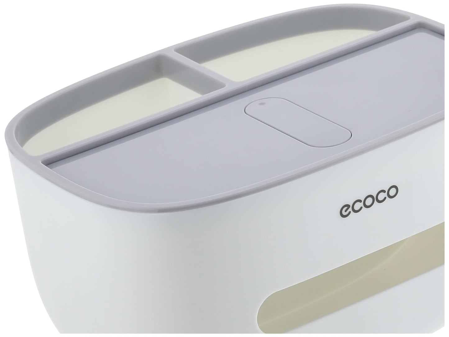 ECOCO Minimalistic Pink Alloy Steel Rectangular Facial Tissue Holder