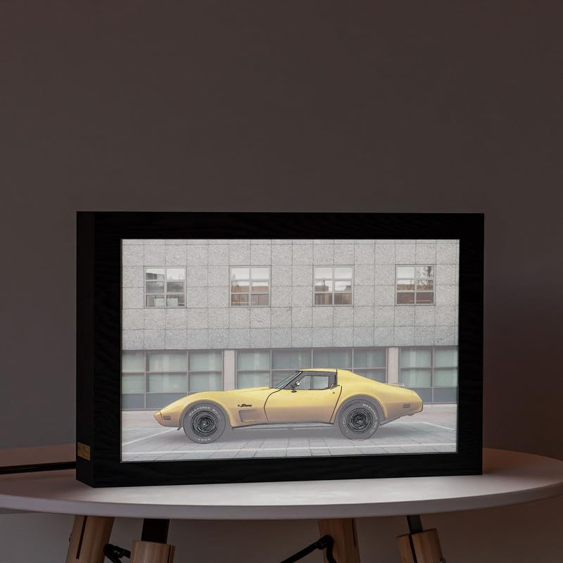 Natrual Wood 2 In 1 Photo Lighting Frame