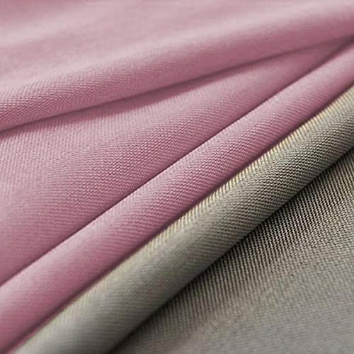 Linen Velvet Modern Design Curtain – Two colors With Tie-backs - 2 Piece - Basic Tape Design