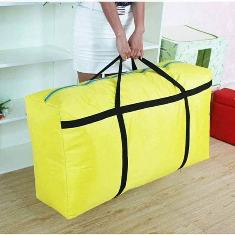 Jumbo Blanket Storage Bag – Large Capacity Organizer for Blankets, Quilts & Clothes – Zipper Closure – 80x65 cm