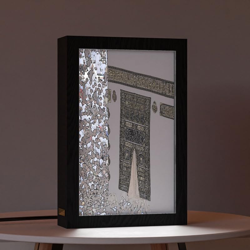 Natrual Wood 2 In 1 Photo Lighting Frame