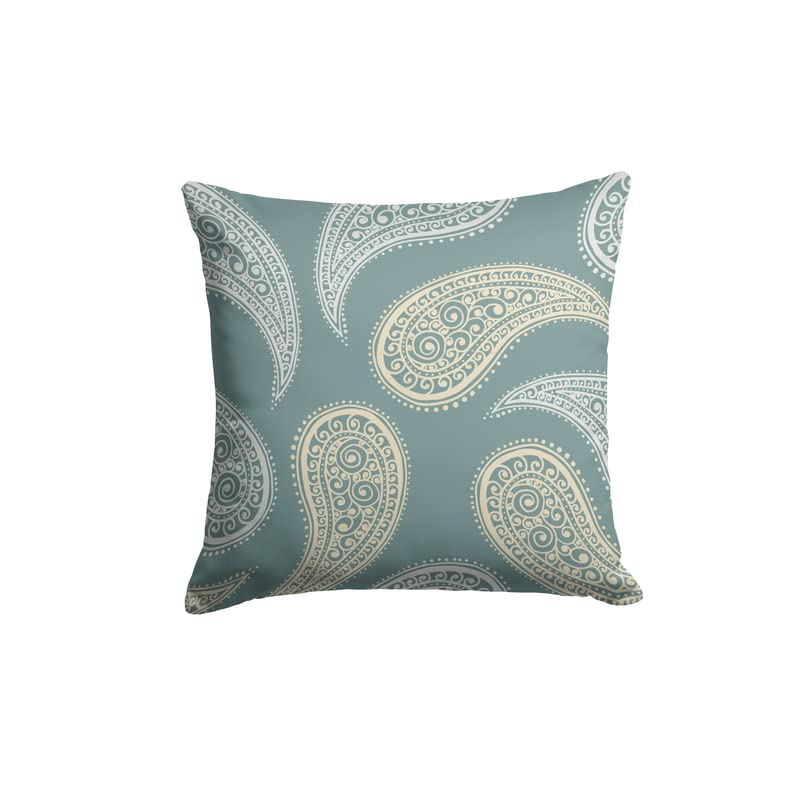 Canvas Verdant Cushion Cover, a refreshing multicolor decorative pillow with a lush, garden-inspired pattern, 40x40 cm, made from durable fabric to bring a natural, calming feel to any room
