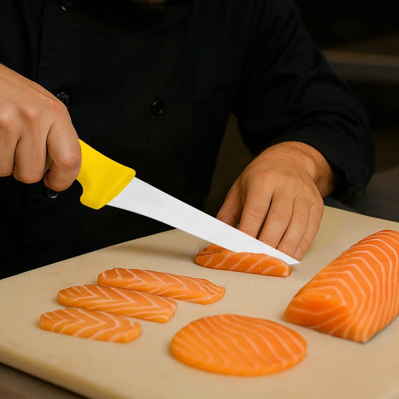 5-Inch Professional Boning Knife – Stainless Steel Blade – Comfortable Handle for Precise Trimming & Meat Preparation
