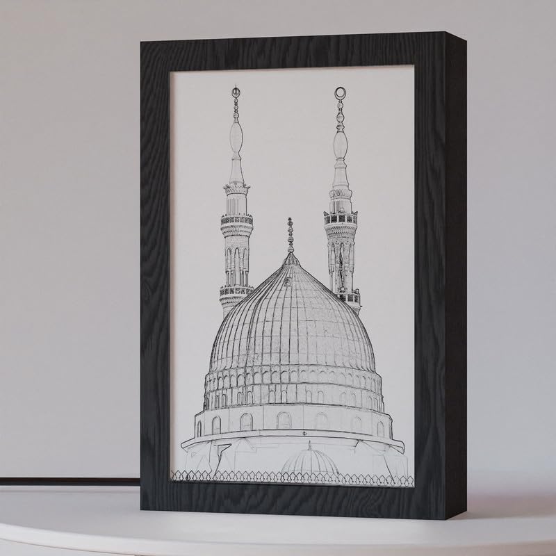 Natrual Wood 2 In 1 Photo Lighting Frame