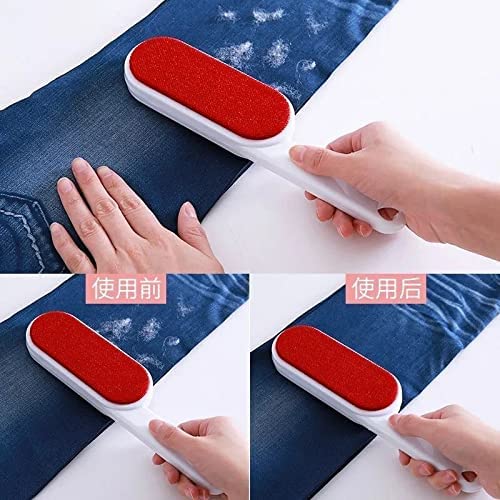 Lint Remover, Fur & Hair Remover for Clothes & Furniture, Lint Remover, Red, Manual