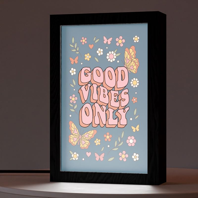 Natrual Wood 2 In 1 Photo Lighting Frame