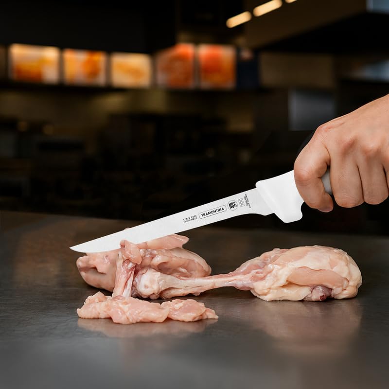 6-Inch Professional Boning Knife – Stainless Steel Blade – Ideal for Poultry, Meat & Fish – Flexible & Sharp Design