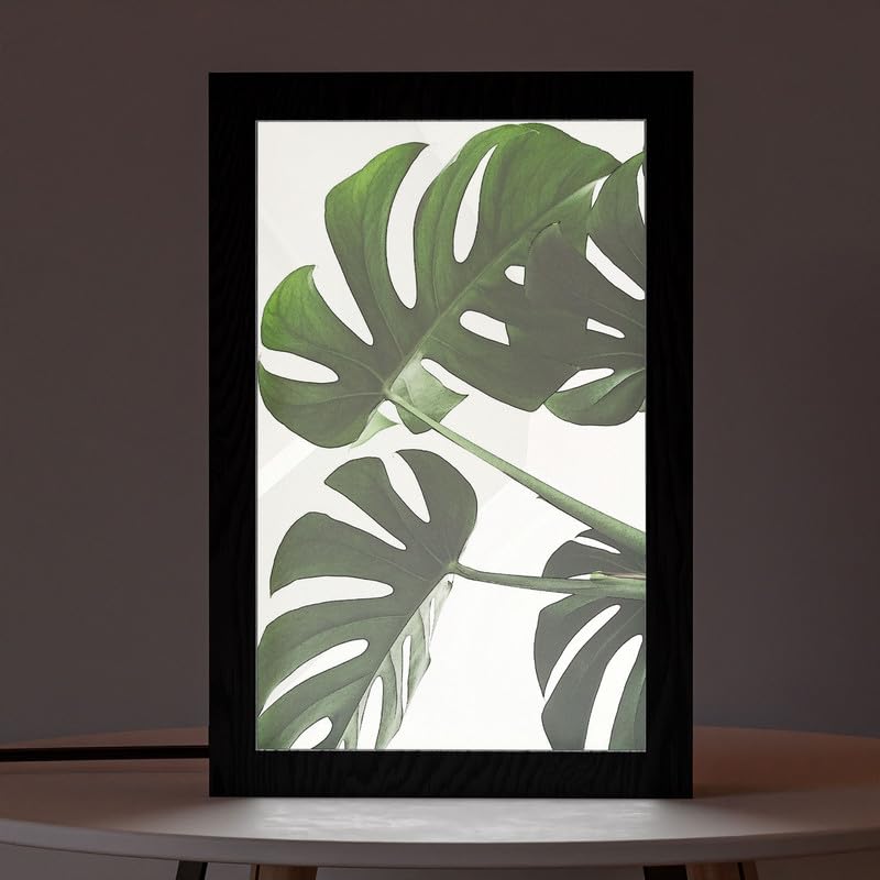 Natrual Wood 2 In 1 Photo Lighting Frame