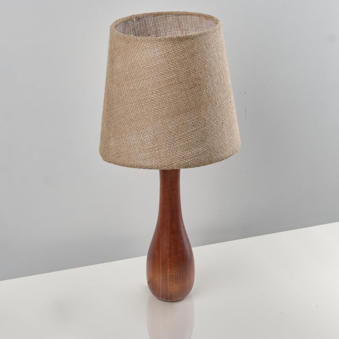 اباجورة بولنج بنى مصنوعه من خشب الزان الطبيعي NAGAFA Shop, wooden bowling lamp TB67-BN-BEK