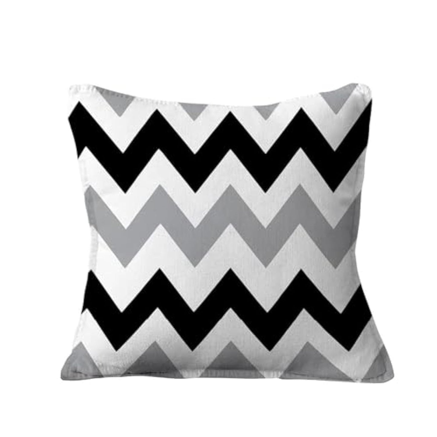 INTEX HOME Cushion Cover Set of 2, Soft Linen Velvet Fabric, Decorative Throw Pillow Covers for Sofa Bed or Living Room, Elegant Textured Finish for Home Décor - 45 x 45 cm - Grey x Yellow