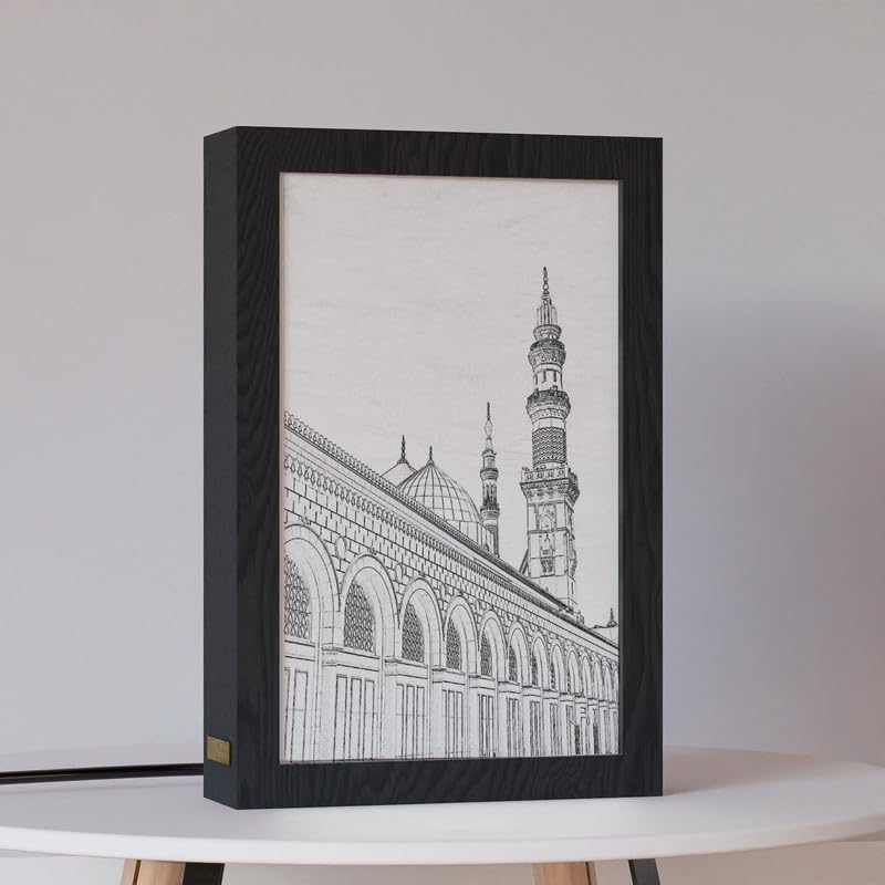 Natrual Wood 2 In 1 Photo Lighting Frame