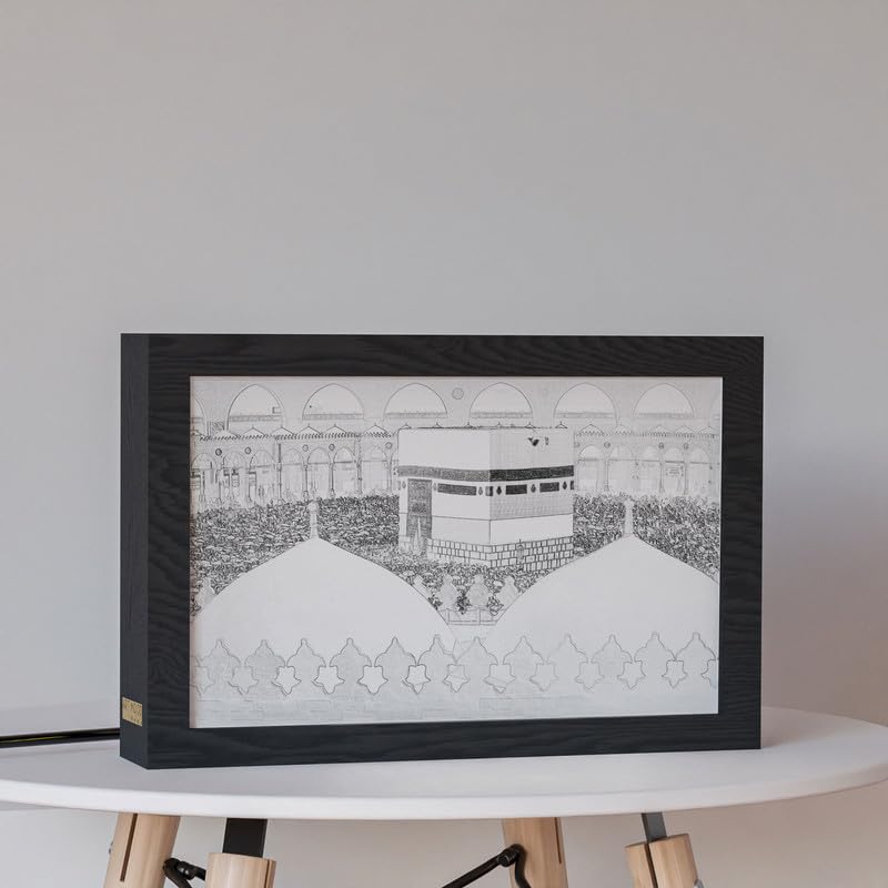 Natrual Wood 2 In 1 Photo Lighting Frame