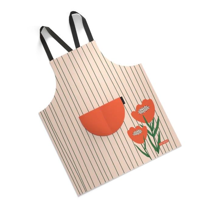 Apron, Cross-Back Design, Soft Cotton-Like Fabric, One Size, Lightweight Breathable Unisex with Front Pocket, for Cooking, and Daily Use