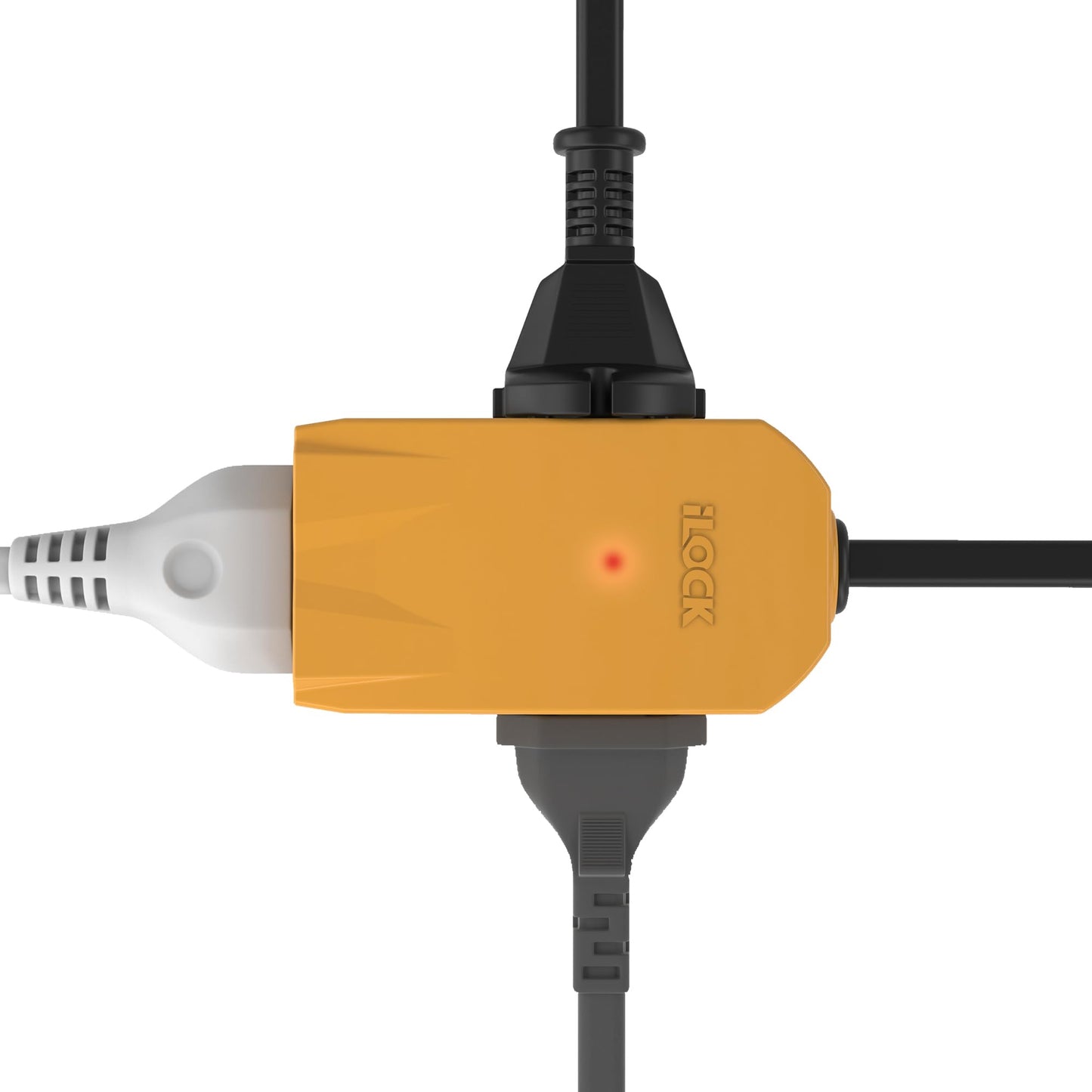 iLOCK Mini Power Strip - 3 Outlets (1.5 m, yellow)