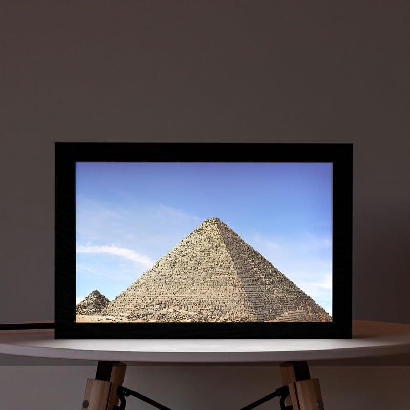 Natrual Wood 2 In 1 Photo Lighting Frame