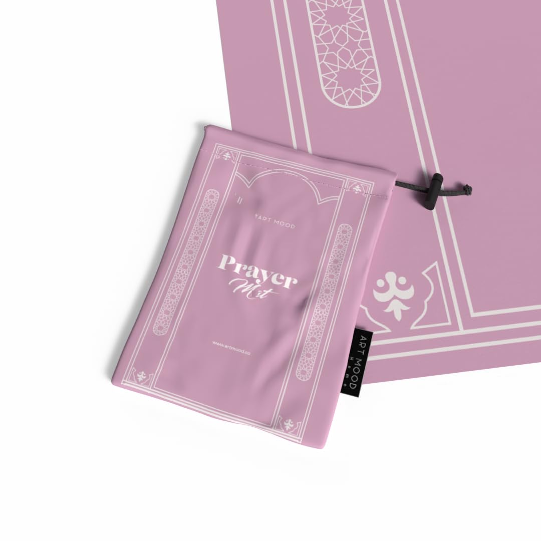 Prayer Mat - Waterproof Pocket Size Travel Mat for Salah, Lightweight Foldable Muslim Prayer Rug with Carrying Bag