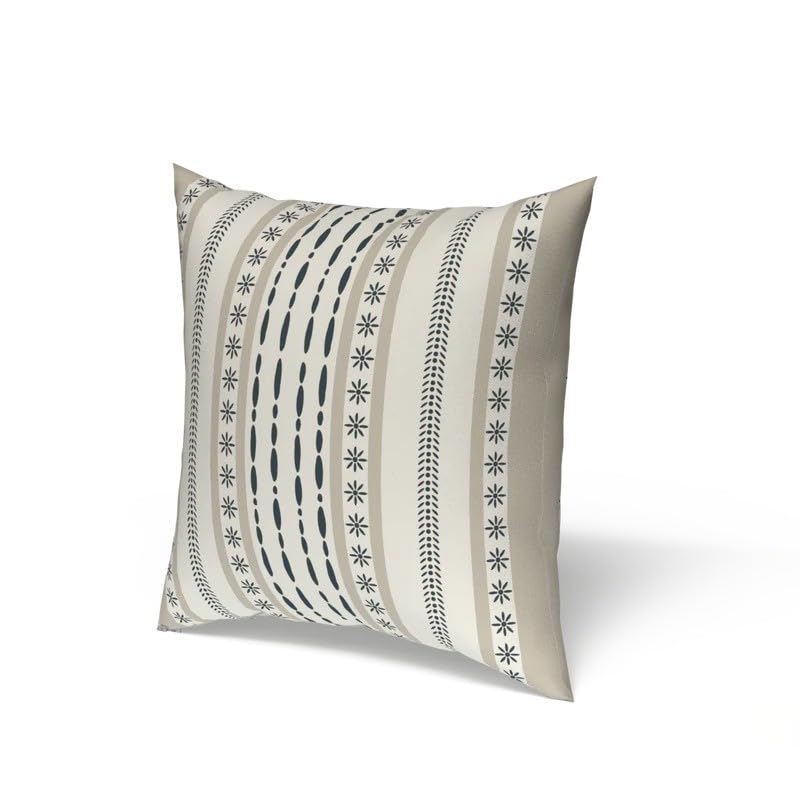 Cushion with Filling, 40×40cm, Canvas Cover, Removable Zippered Design, Soft and Durable, Ideal for Sofa Chair Bed Office Use