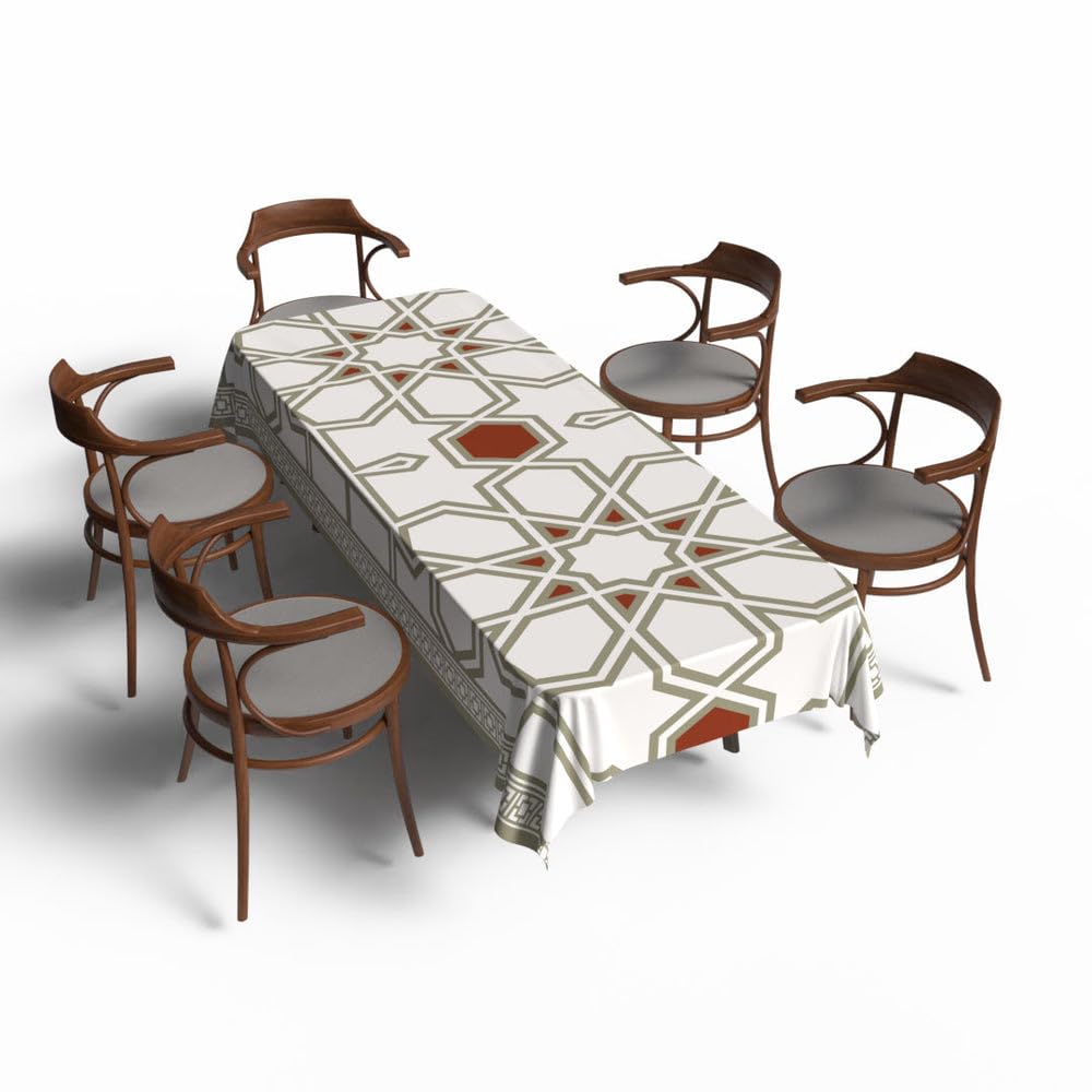 Tablecloth Waterproof Polyester Fabric, Easy Care ,Soft Touch