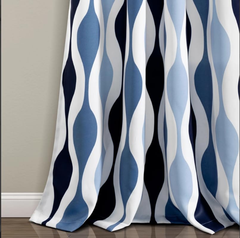 Light Filtering Window Curtain with Back Tab Design, Linen Velvet Fabric - 1 Piece