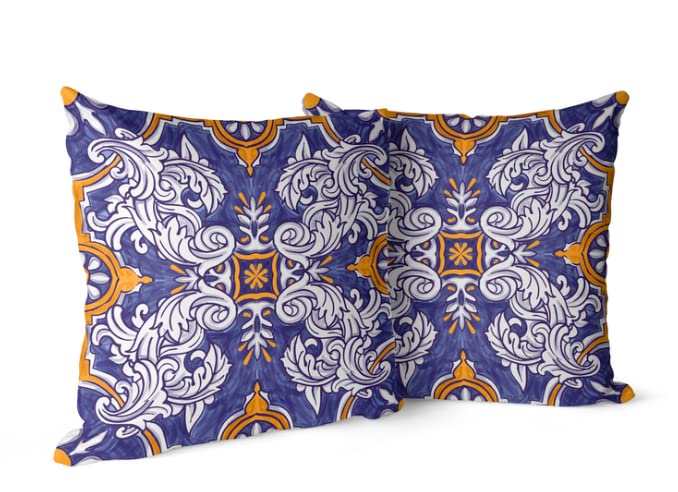 Velvet Fantasy Cushion Cover, a plush multicolor decorative pillow with a dreamy, imaginative pattern, 40x40 cm, adds a soft, luxurious touch and a whimsical vibe to your living space