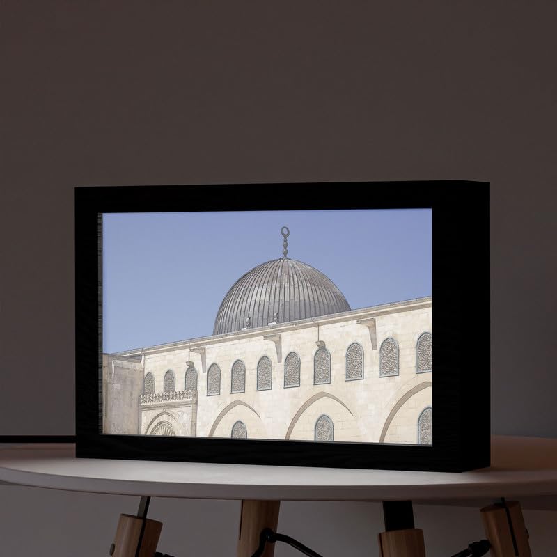 Natrual Wood 2 In 1 Photo Lighting Frame