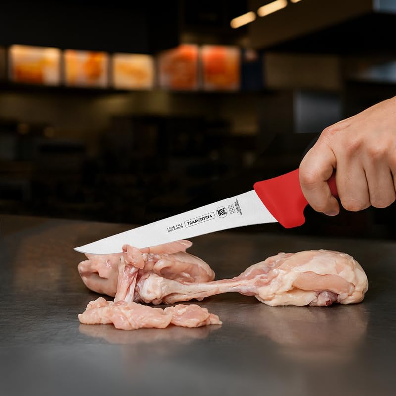 Professional Boning Knife, 5-inch Blade Size, Red