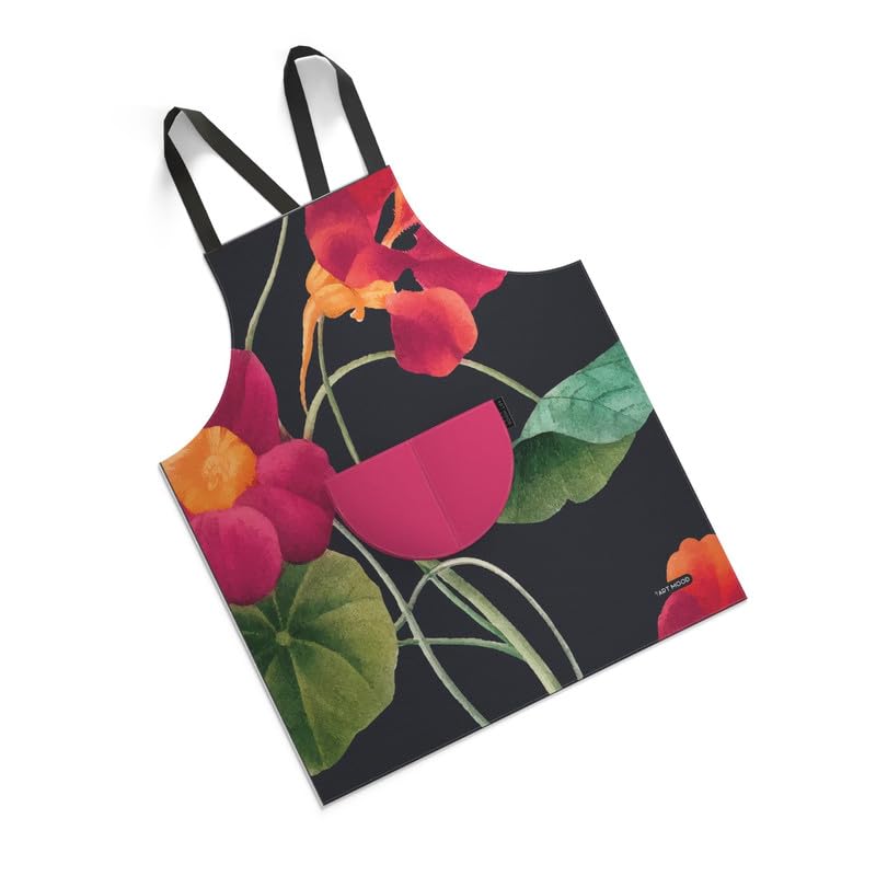 Apron, Cross-Back Design, Soft Cotton-Like Fabric, One Size, Lightweight Breathable Unisex with Front Pocket, for Cooking, and Daily Use