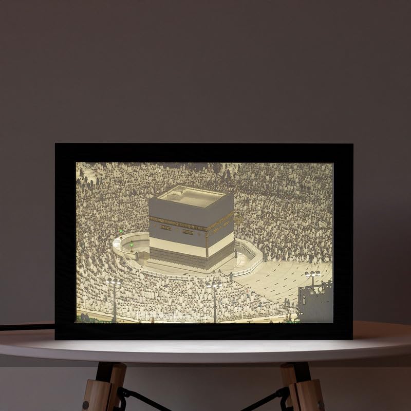 Natrual Wood 2 In 1 Photo Lighting Frame