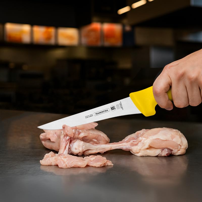 5-Inch Professional Boning Knife – Stainless Steel Blade – Comfortable Handle for Precise Trimming & Meat Preparation