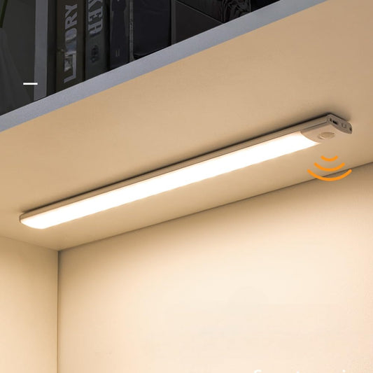 Closet Lights, LED Under Cabinet Lighting, Wireless Motion Sensor Night Light, USB Rechargeable, Cool White, Magnetic Installation for Stairs, Kitchen, Drawer