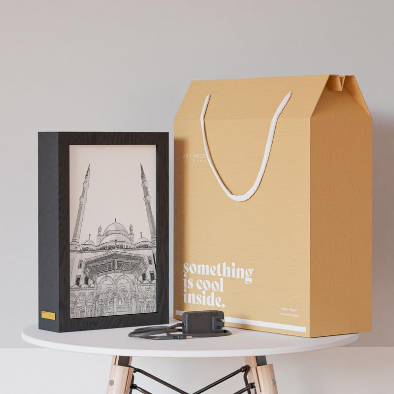 Natrual Wood 2 In 1 Photo Lighting Frame
