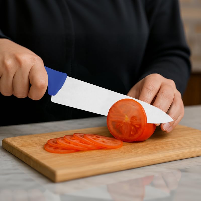 Professional Meat Knife, Stainless Steel Blade, Polypropylene Handle, Durable and Precision Cutting Tool