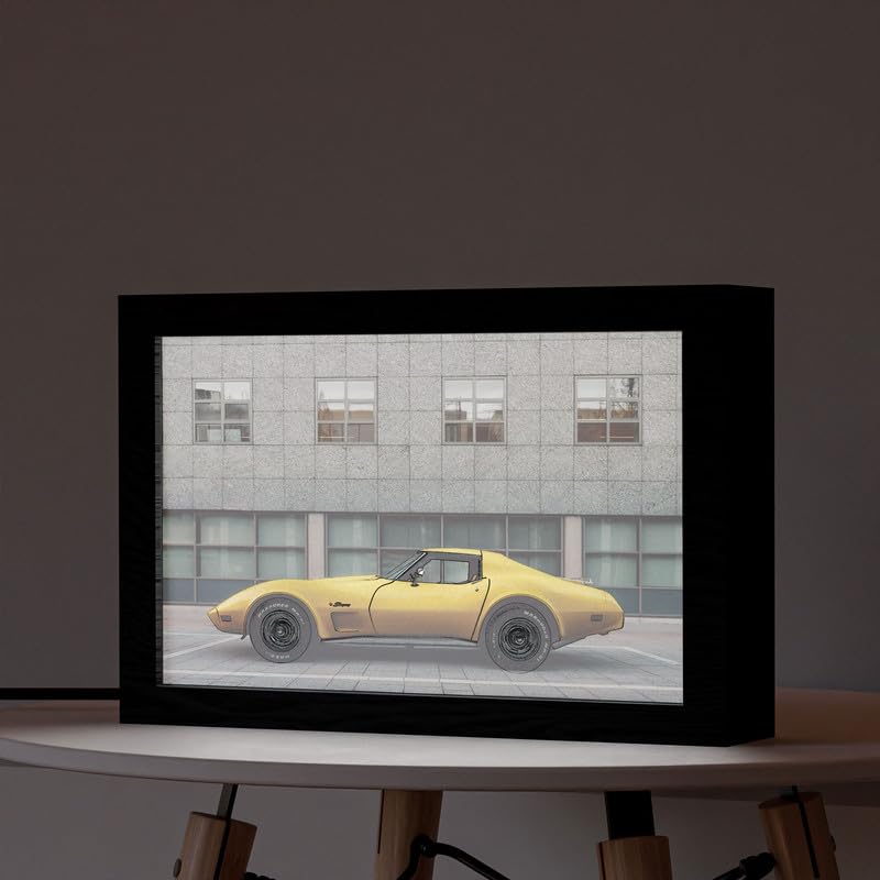 Natrual Wood 2 In 1 Photo Lighting Frame