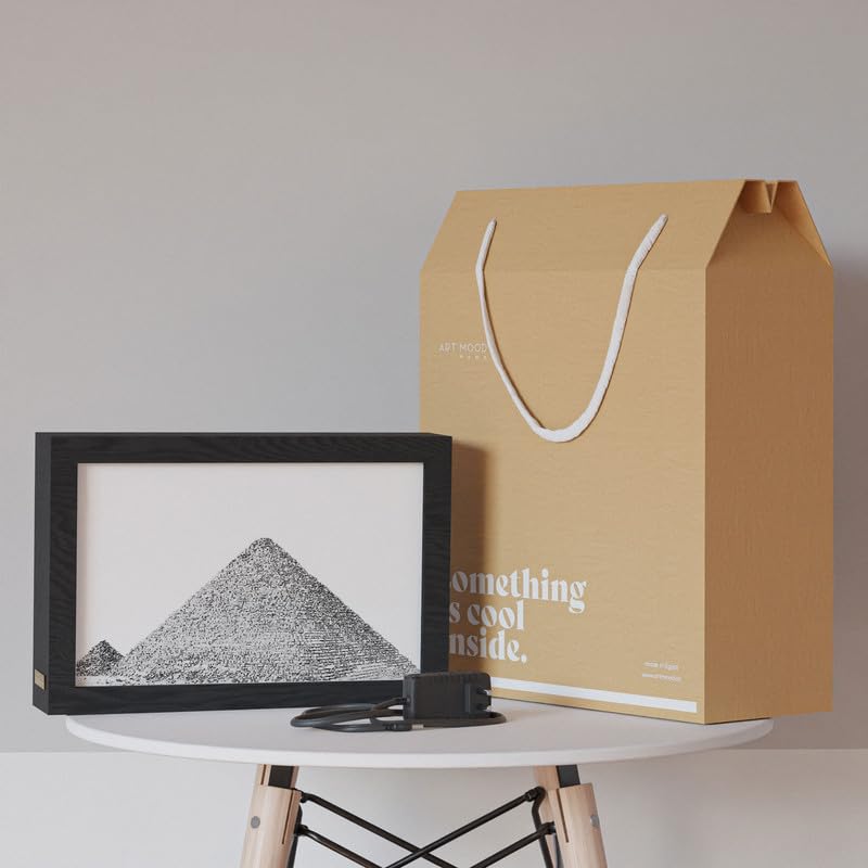 Natrual Wood 2 In 1 Photo Lighting Frame