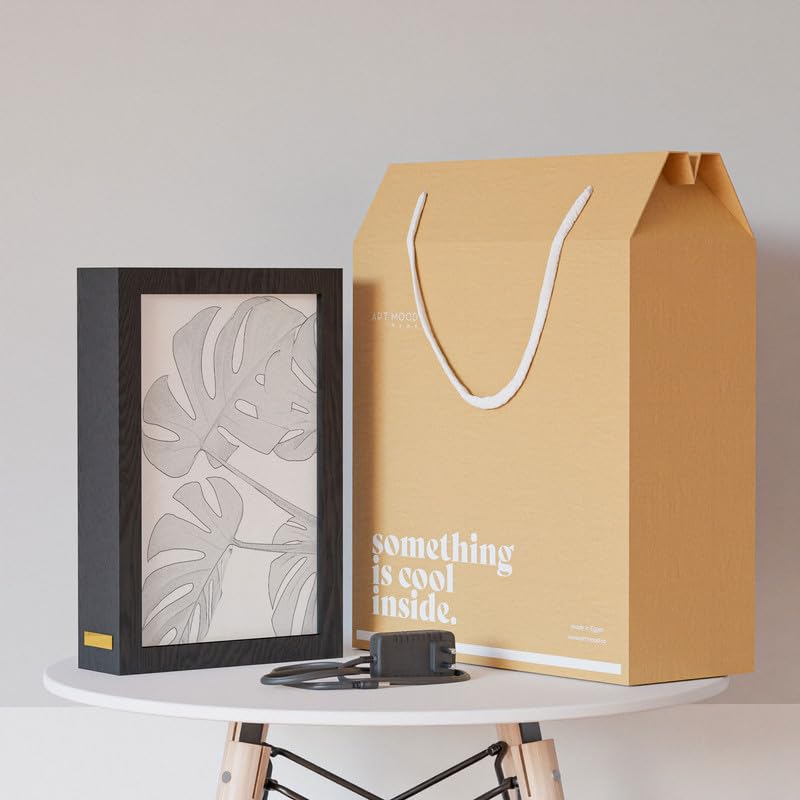 Natrual Wood 2 In 1 Photo Lighting Frame