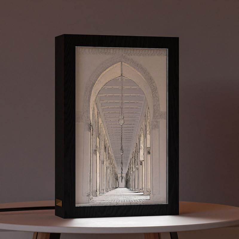 Natrual Wood 2 In 1 Photo Lighting Frame