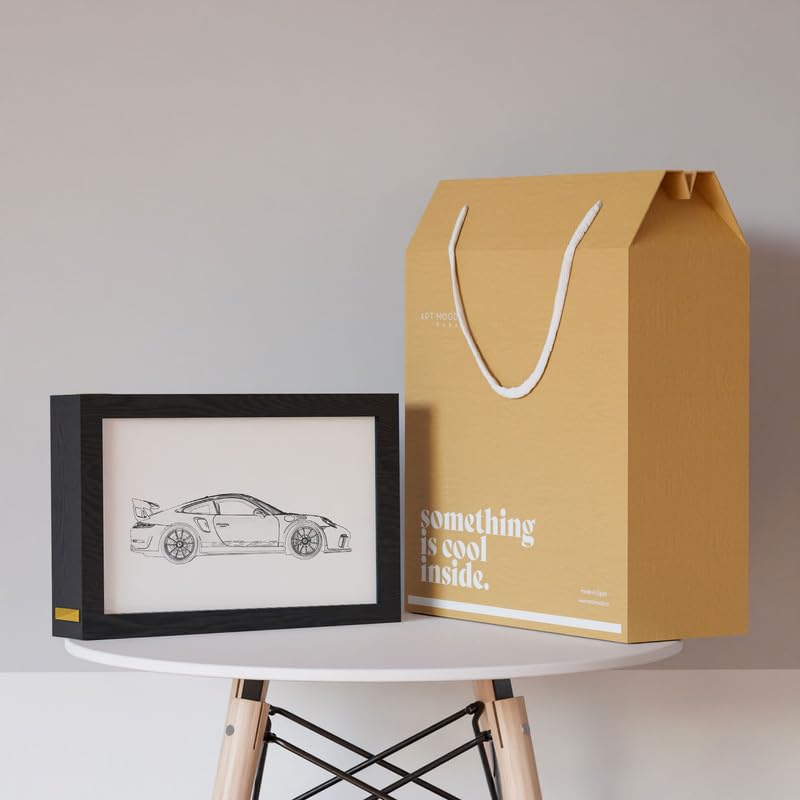 Natrual Wood 2 In 1 Photo Lighting Frame